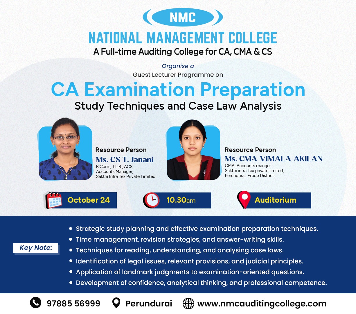 Top-performing CA and CMA students Section 1